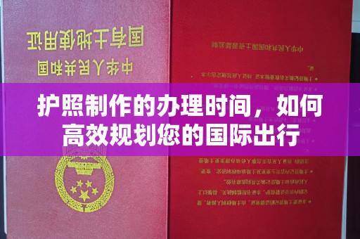 海淀护照制作的办理时间，如何高效规划您的国际出行