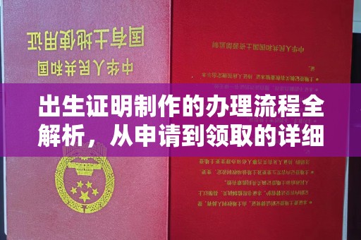 海淀出生证明制作的办理流程全解析，从申请到领取的详细指南