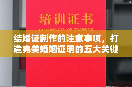 海淀结婚证制作的注意事项，打造完美婚姻证明的五大关键点