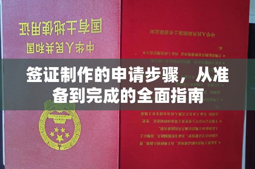海淀签证制作的申请步骤，从准备到完成的全面指南
